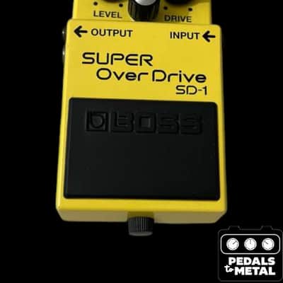 Boss SD-1 Super OverDrive (Silver Label) 1997 - Present - Yellow - X18546 image 2