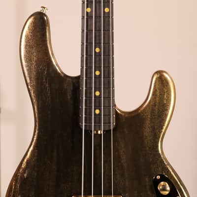 MusicMan StingRay 50th Anniversary - Ebony Fingerboard, Molten Gold image 7