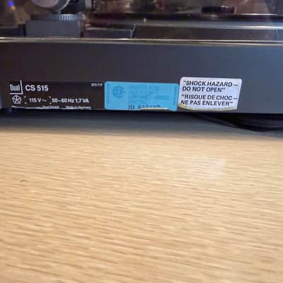 DUAL CS 515 Turntable Black with D71EE Cartridge in good condition Serviced Rare image 10
