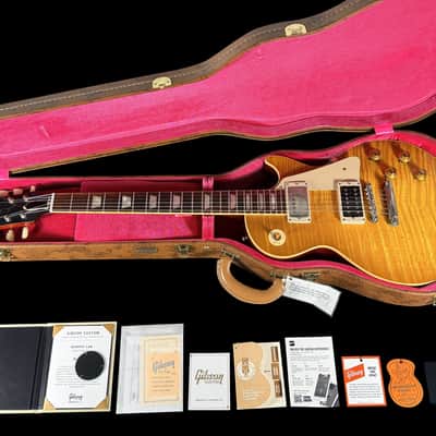 2024 Gibson Les Paul '59 Custom Shop Dealer Select Chambered Murphy Lab Light Aged ~ Lemon Burst ~ ONLY 7 LBS!! image 13