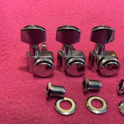 vintage RARE German Made Fender Schaller American Strat PLUS ULTRA Locking Tuners Polished Chrome USA Deluxe image 3