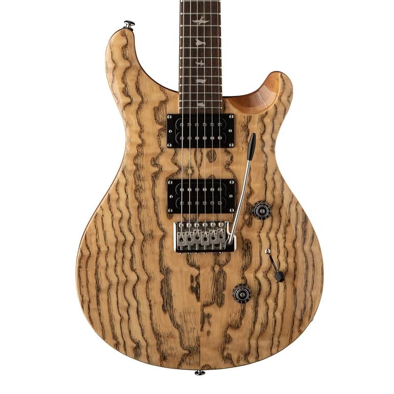 PRS SE "Exotic" Custom 24 Swamp Ash Burl Electric Guitar - Natural - Open Box image 1