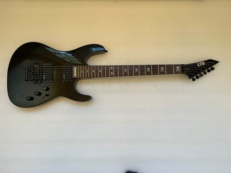 ESP LTD KH-202 KH202 Metallica Kirk Hammett Signature Black Korea MIK Bag_35_ image 1