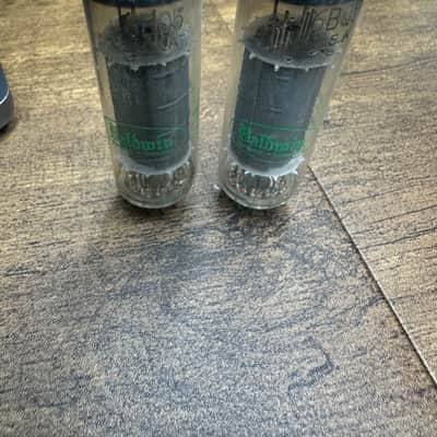 Sylvania 6BQ5 EL84 matched pair vacuum tubes USA image 2
