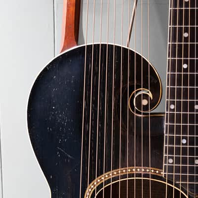 1914 Gibson Style U Harp Guitar image 9