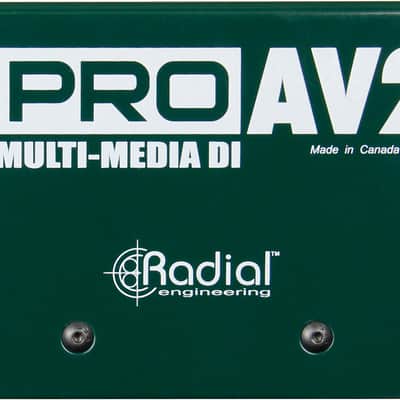 Radial ProAV2 2-channel Passive A/V Direct Box image 1