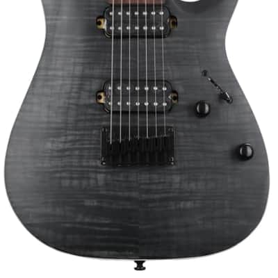 Ibanez Standard RGA742FM Electric Guitar - Transparent Gray Flat image 2