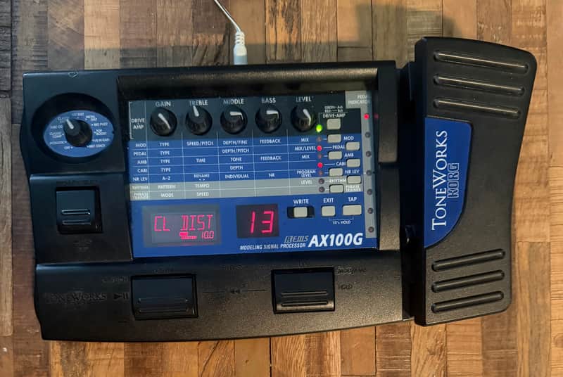 Korg Ax100G - Blue and black image 1