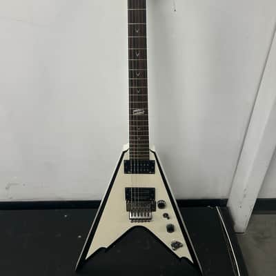 Dean Dimebag Razorback V Electric Guitar Bevel White Pearl w Case image 1