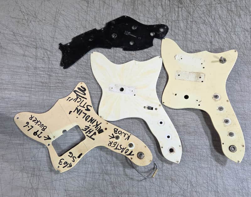 Vintage FOUR 1965 USA Harmony Silvertone Kay Electric Guitar Pickguards Luthier Parts #2 image 1
