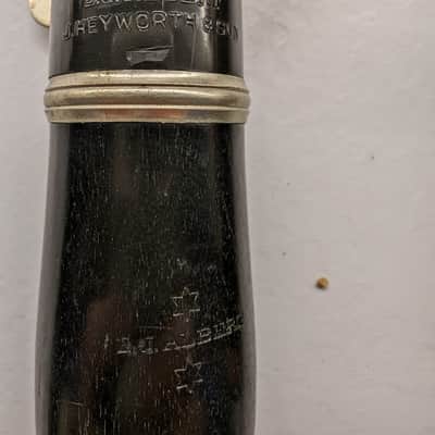Vintage E J Albert Bb Clarinet 1921 - Ebony image 4