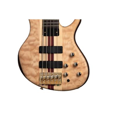 Tobias Classic V 5-String Bass w/ Bartolini Pickups and Gig Bag - Natural image 6