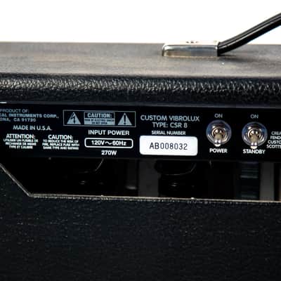 "Custom" Fender Vibrolux Reverb Owned by Brian Setzer image 7