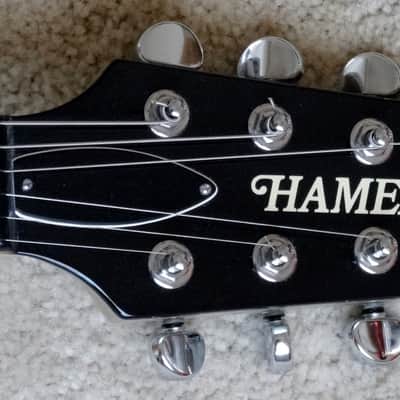 Hamer Vanguard 1999 Artist Mahogany P90 Silver Metallic image 2