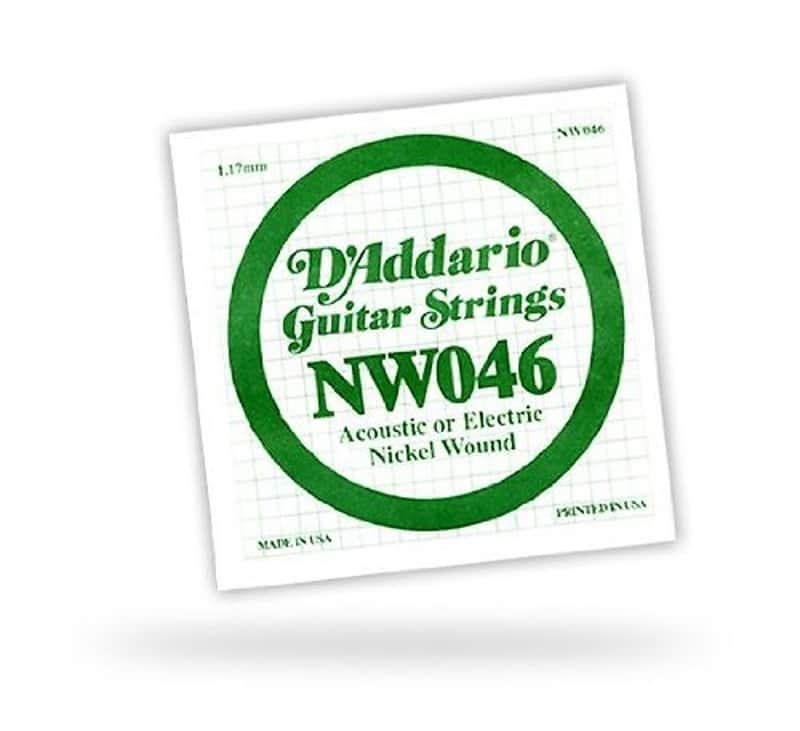 D'Addario Single Nickel Wound .046 String image 1