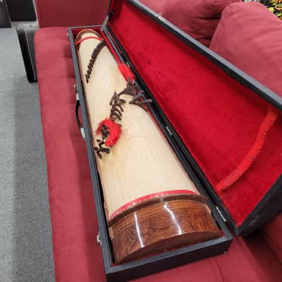 Vietnamese zither đàn tranh with Case - Wooden image 3