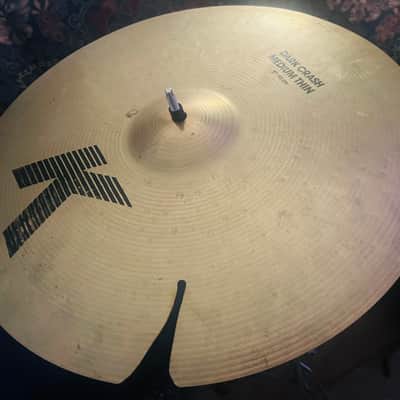 Zildjian 17" Dark Crash Medium Thin 1980's - Modified image 2