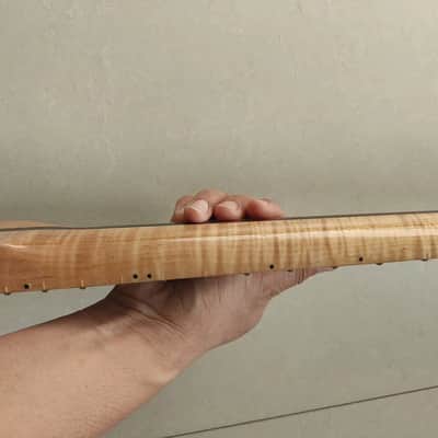 Flamed Maple TL Guitar Neck, 21-Frets image 4