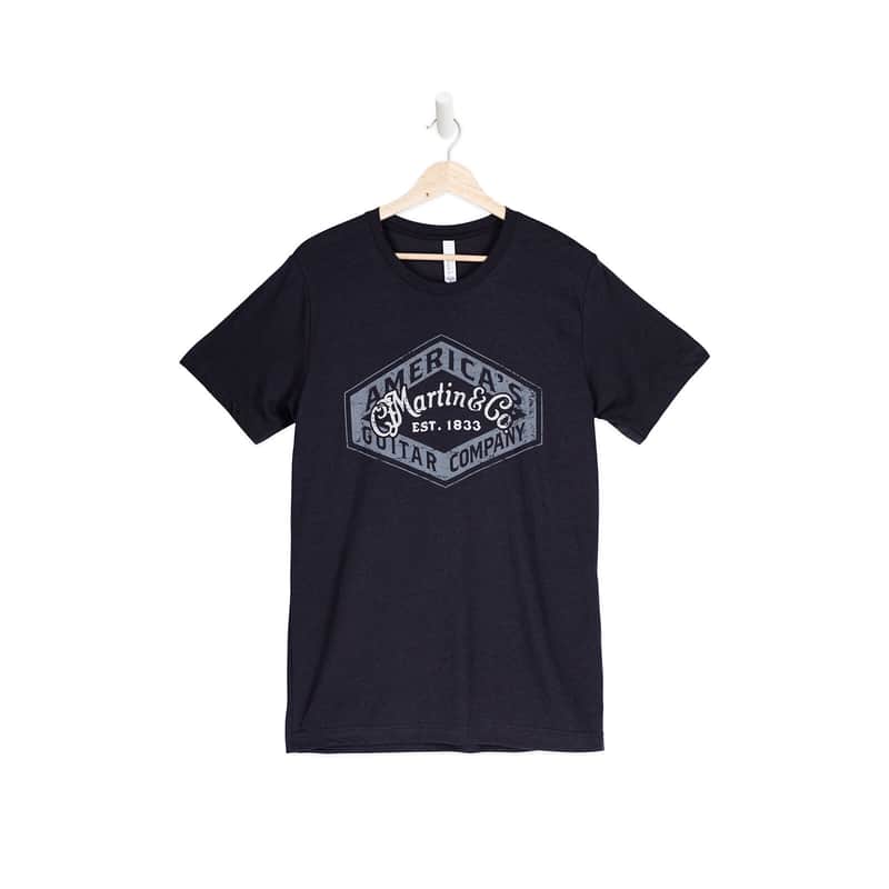 Martin 18CM0171 America's Guitar T-Shirt, Dark Grey, 3XL image 1