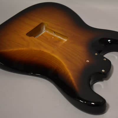 2021 Fender American Ultra Stratocaster Body 2-Tone Sunburst image 10