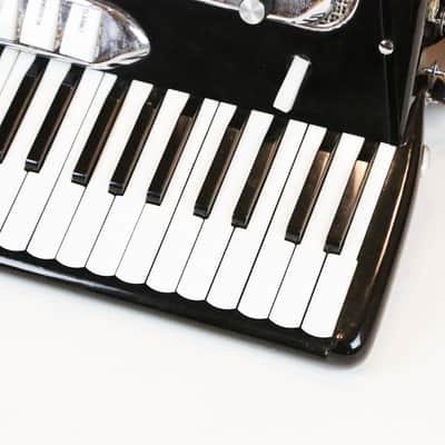1950s Universal Electric Accordion Rare Stereo Model Vintage with Original Case Made in Italy image 11