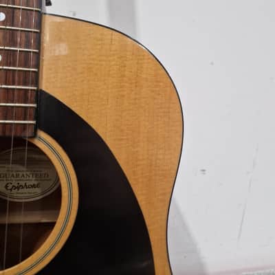 Epiphone AJ-100 - Acoustic Guitar - Natural - Excellent image 10