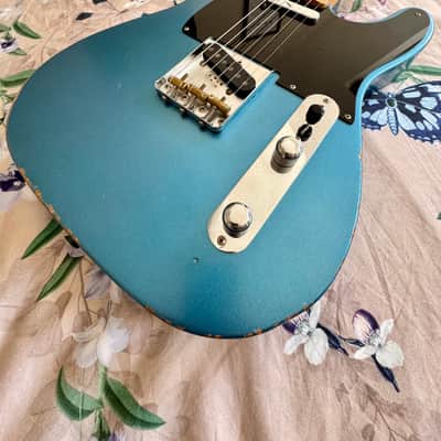 Fender Vintera Road Worn '50s Telecaster 2020 - 2021 Lake Placid Blue imagen 5