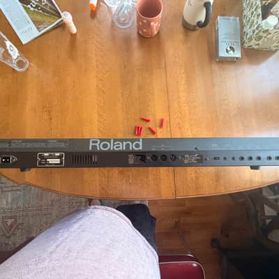 Roland Alpha Juno-1 49-Key Programmable Polyphonic Synthesizer 1985 - 1988 - Black image 2