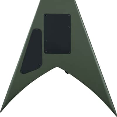 Jackson JS Series King V JS32 Electric Guitar. Amaranth FB, Matte Army Drab image 4