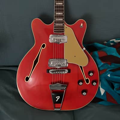 Fender Coronado II Rosewood Fretboard 1966 - Red Dakota image 12