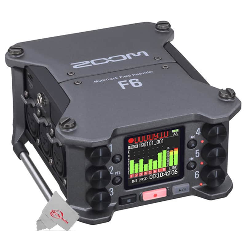 Zoom F6 6-Input / 14-Track Multi-Track Field Recorder image 1