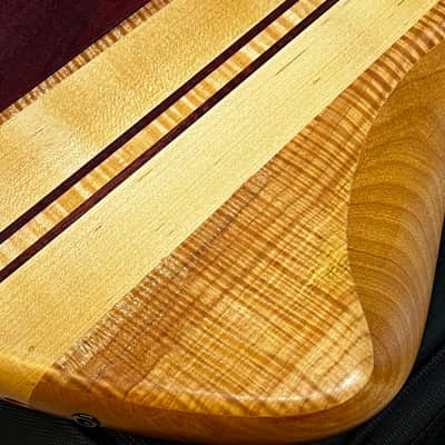 Warrior Custom 6 String Bass Natural image 10