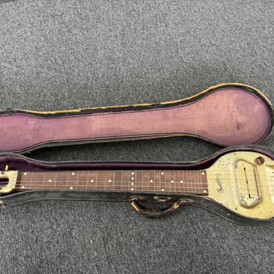 Supro Electric Hawaiian Frying Pan Lap Steel 1937 Vintage National Dobro Corp image 21