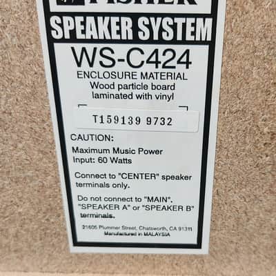 Fisher FISHER Speaker system 2 satellites 1 center channel image 4