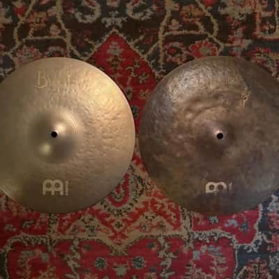Meinl 14" Byzance Vintage Sand Hi-Hat (Pair) 2010 - Present - Sandblasted image 3