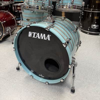 Tama Starclassic Arctic Blue Oyster 4pc Drum Set image 3