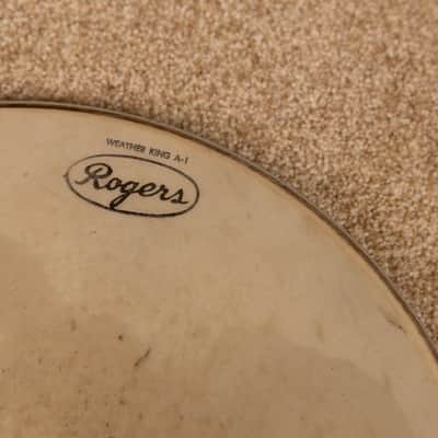 Vintage Rogers 13" Oval Logo Drum Head image 2