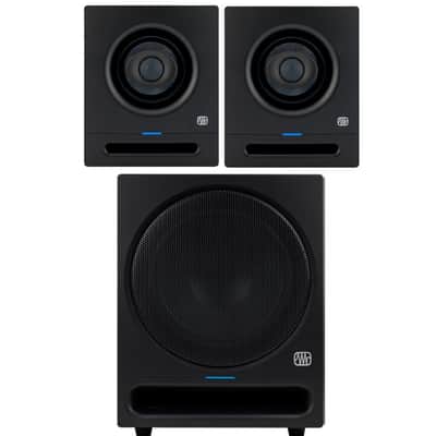 PRESONUS ERIS PRO-4 / PRO-SUB10 410w Active Coaxial Studio Reference Monitor Bundle image 1