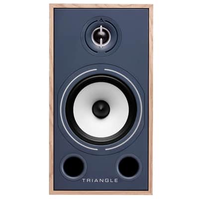 Triangle Borea BR03 100W 2-Way USA Edition Bookshelf Speakers, Pair, Oak Blue image 6
