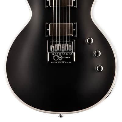 ESP LTD EC-1000 Evertune BB Electric Guitar. Black Satin image 1