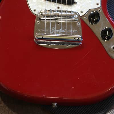 Vintage! 1966 Fender Mustang Electric Guitar Dakota Red + OHSC image 5