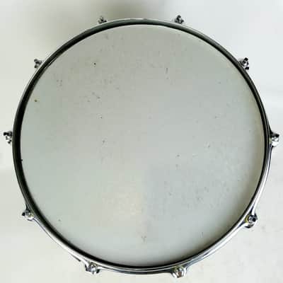 Yamaha 12x14"MS7014 Tour Custom Marching Snare Drum White Japan Triple-Flange80s image 10