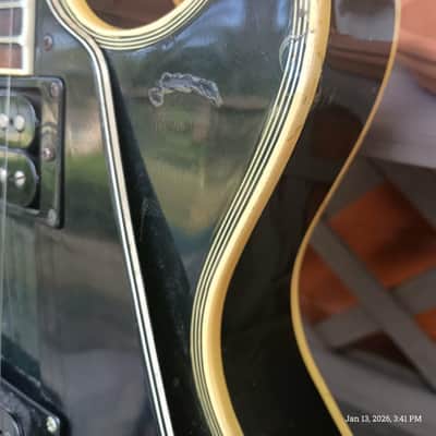 Aria LC-500 Les Paul Custom 1976 - Black/Ebony image 5