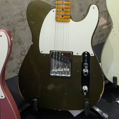 (Pre-Order) Fender 1956 Esquire - Relic With Closet Classic Hardware - 2026 Collection - Time Machine Series, Super Aged Charcoal Frost Metallic - 2026 Summer Dealer Event #150 image 1