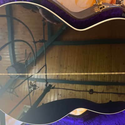 GIBSON J-200 BLACK ROSE MODEL CENTENNIAL 1994 REN FERGUSON image 7