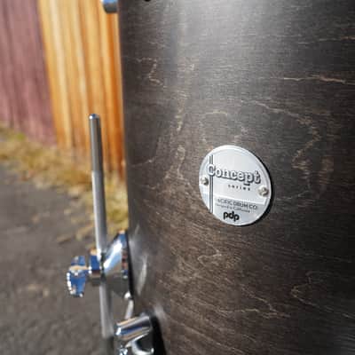 PDP Concept Maple Classic - Ebony Stain 16" x 16" Maple Shell Floor Tom w/ Legs (2025) image 2