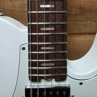 Yamaha PACS+11S Pacifica Standard Plus Electric Guitar - White w/ Gig Bag image 11