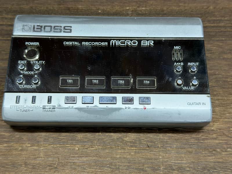 Boss Micro BR Digital Recorder 2000s - Silver / Black image 1