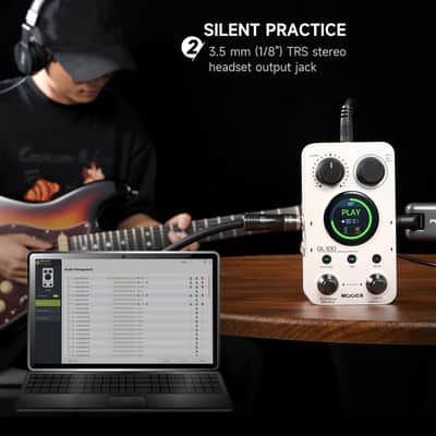 MOOER GL100 Looper Pedal Drum Machine, 2 in 1 Drum Looper Guitar Pedal  (Price includes the import duty for US buyer) image 5