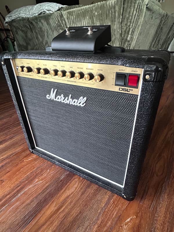 Marshall DSL20CR with Celestion Seventy 80 speaker and Footswitch image 1